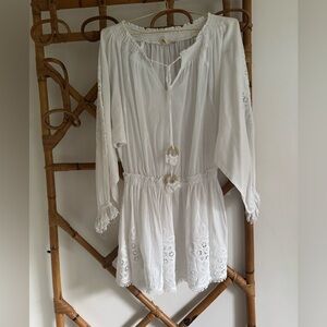 Ramy Brook Eyelet Lace Embroidered Dress